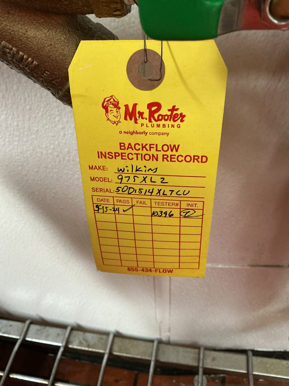 Backflow Testing