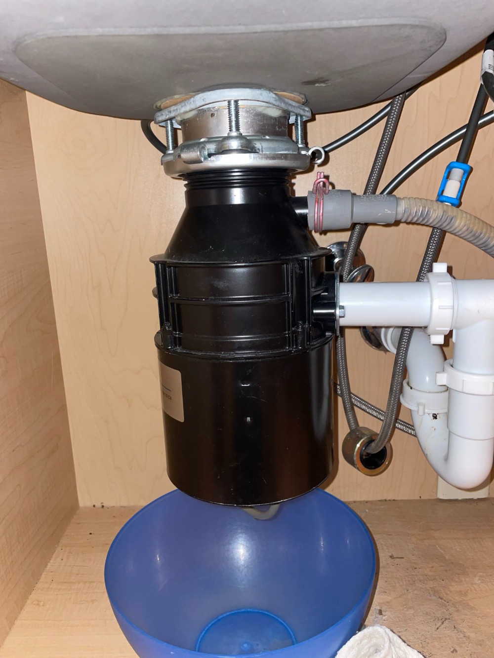 Before we replaced the Garbage Disposal.