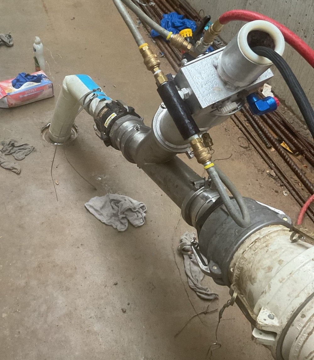 This was a relining job we did for TVA.