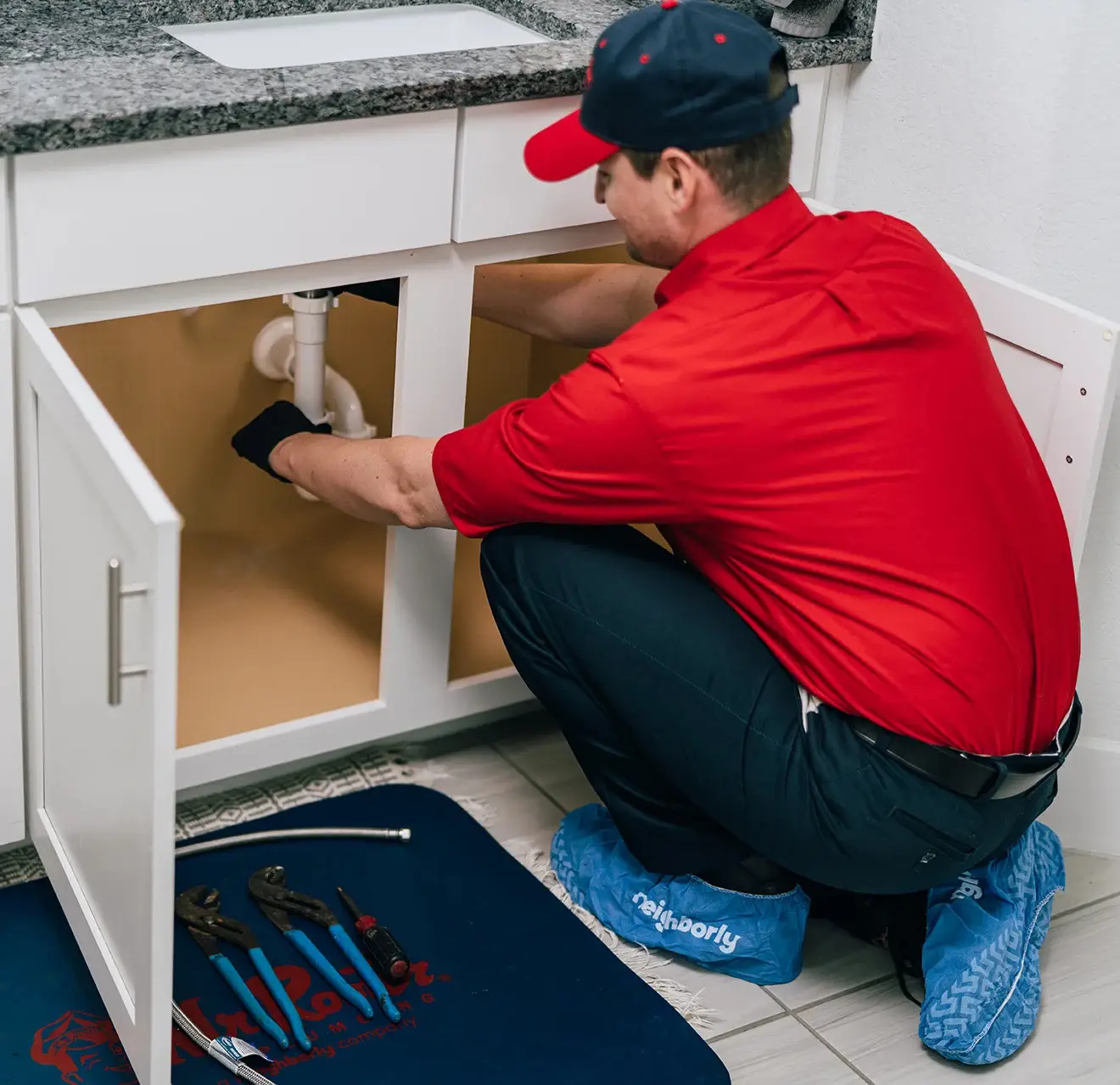 Mr. Rooter professional drain and sewer services.