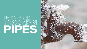 Thaw frozen pipes.