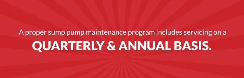 Sump ump maintenance program Sump ump maintenance program