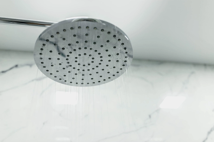 Chrome shower head with low water pressure | Mr. Rooter Plumbing of Southeast Georgia.
