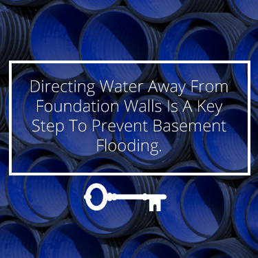 direct water away from basement walls direct water away from basement walls