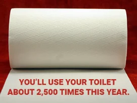 You'll Use Your Toilet 2,500 Times This Year You'll Use Your Toilet 2,500 Times This Year